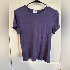 Wilfred Free Purple Crew Neck T-Shirt
